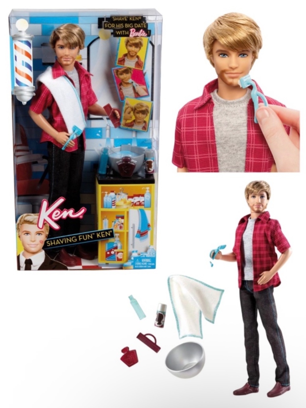 Ken “Shaving Fun” 2010 Mattel Doll